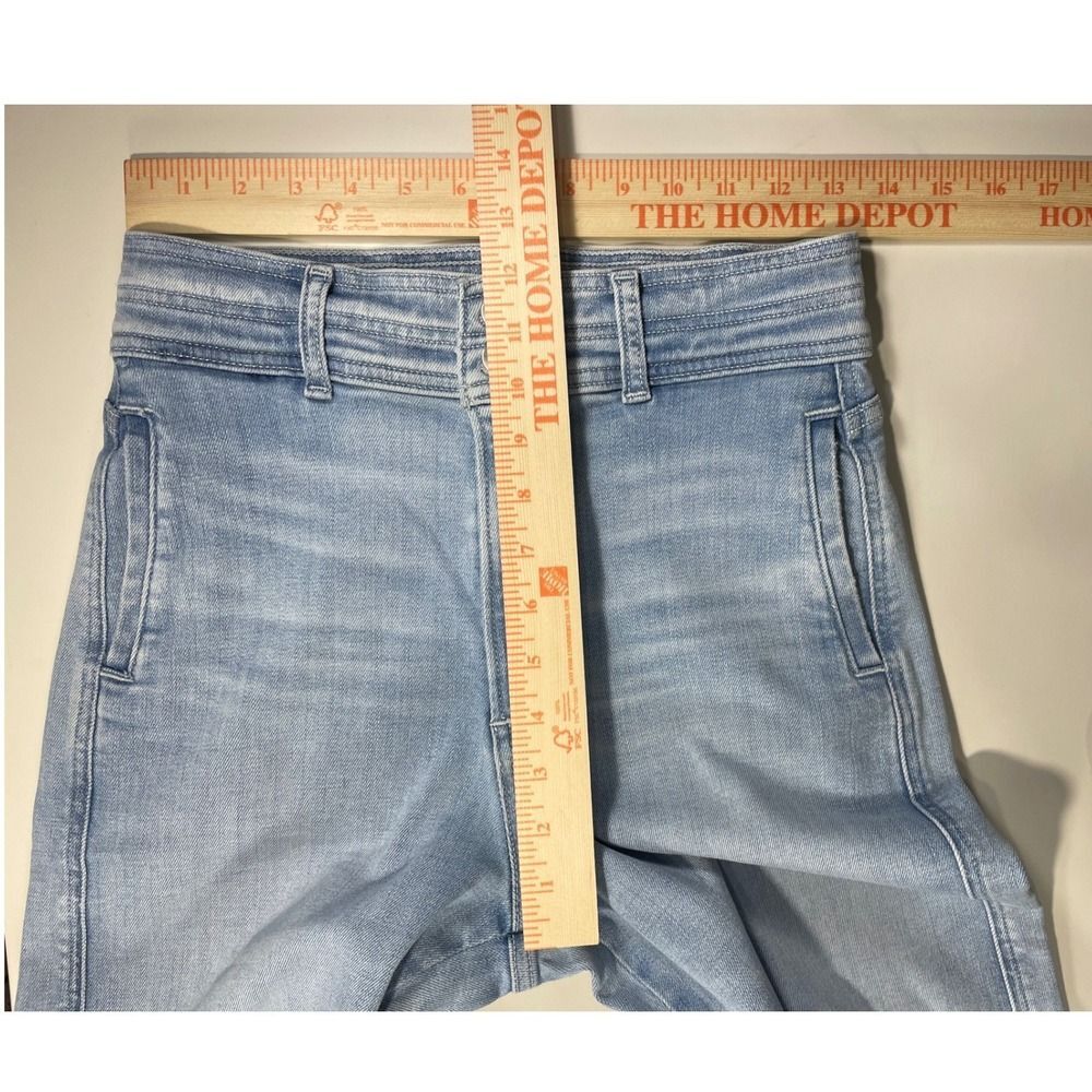 High Rise Wide Leg Joe's Jeans The Allana  W/26 Light Blue Starry Eyed LN 70s - Picture 10 of 16
